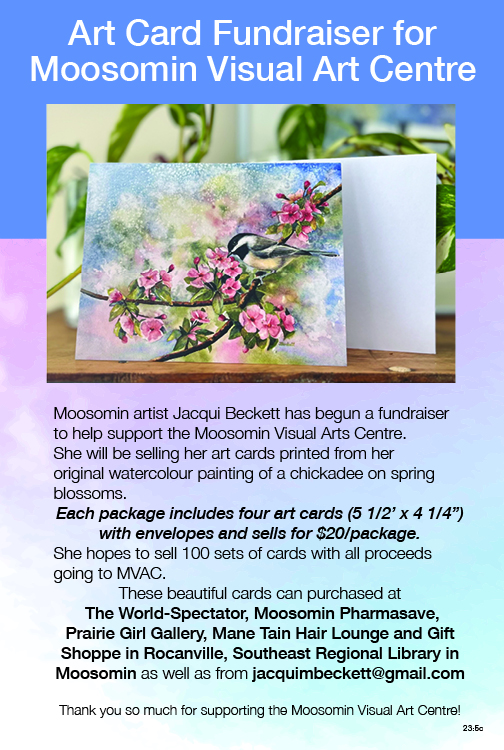 Art Card Fundraiser for Moosomin Visual Art Centre